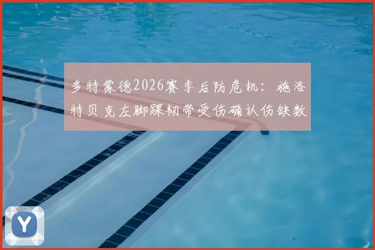 多特蒙德2026赛季后防危机：施洛特贝克左脚踝韧带受伤确认伤缺数月，球队战术与阵容调整深度解析